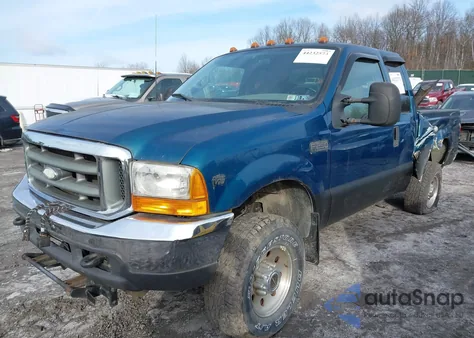 2000 Ford F-250 Lariat/Xl/Xlt z USA, uszkodzony, nr VIN 1FTNX21S2YEC13897
